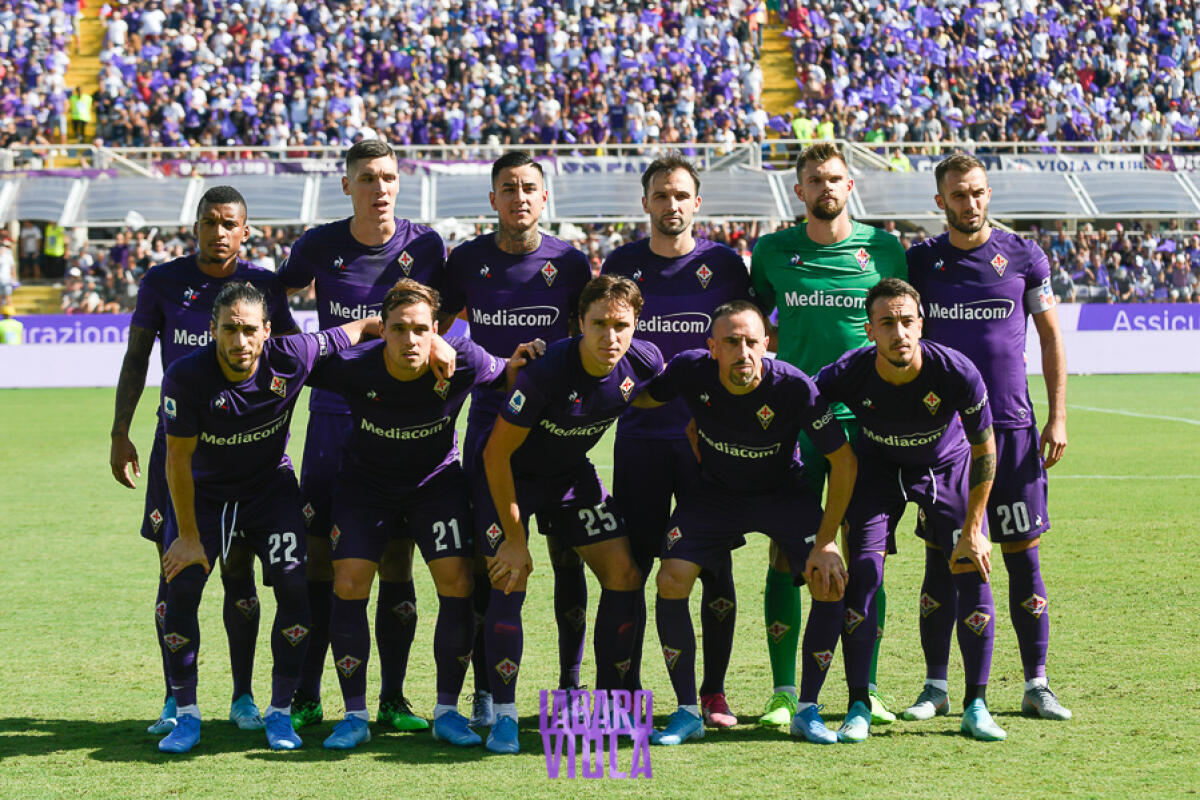 Dieci curiosità sulla stagione viola: nessuno come la Fiorentina nel primo quarto d'ora. Falco del Lecce supera Ribery di un soffio - Firenze, stadio A.Franchi, 14.09.2019, Fiorentina-Juventus, foto Fiorenzo Sernacchioli. Copyright Labaroviola.com