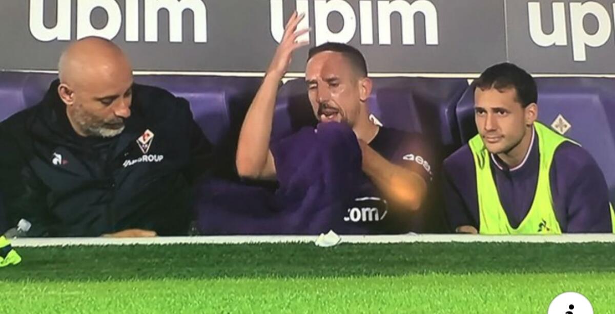 Il nervosismo di Ribery nasce dal suo cambio horror di Montella. Ha sulla coscienza la sconfitta contro la Lazio - 