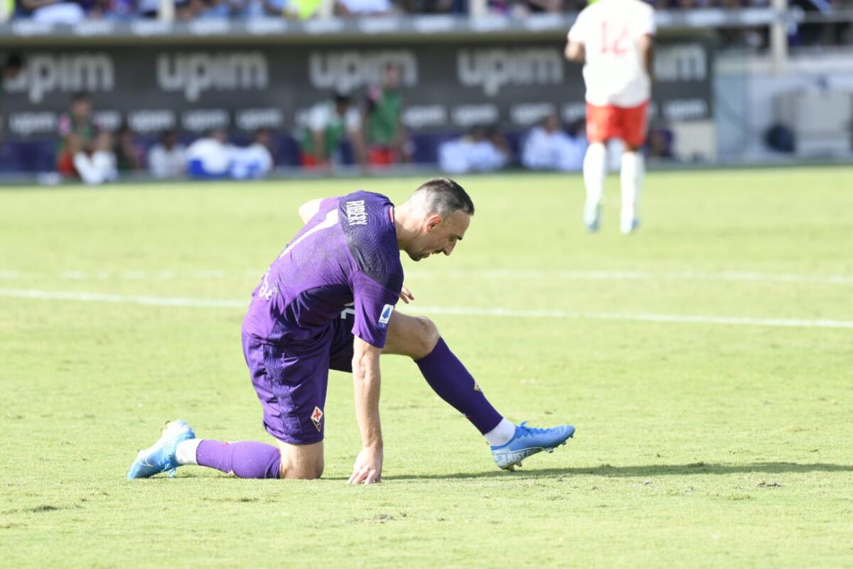(FOTO)"Le prove sono come nuvole.." Lady Ribery difende Franck nelle stories - Firenze, stadio A.Franchi, 14.09.2019, Fiorentina-Juventus, foto Fiorenzo Sernacchioli. Copyright Labaroviola.com, Ribery
