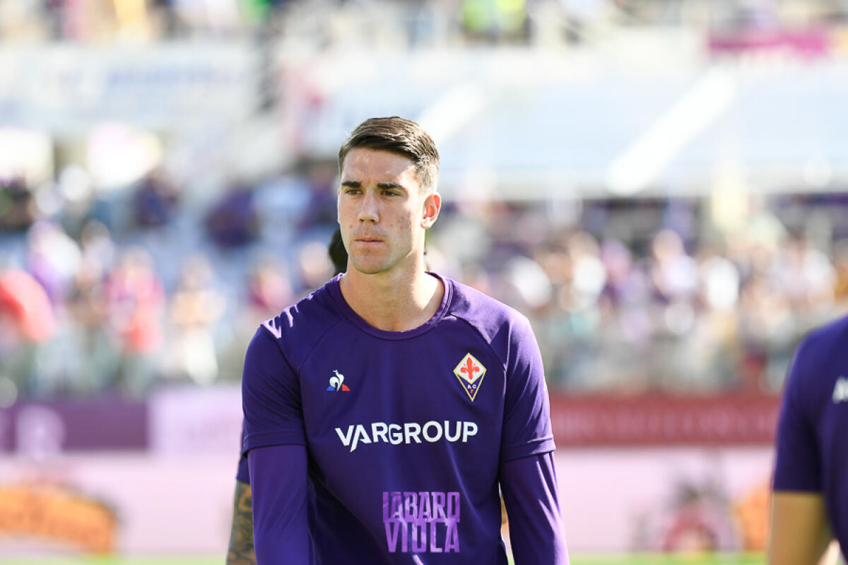 Nazione: Montella pensa al centravanti contro la Lazio. Vlahovic in vantaggio su Pedro - Firenze, stadio A.Franchi, 06.10.2019, Fiorentina-Udinese, foto Fiorenzo Sernacchioli. Copyright Labaroviola.com