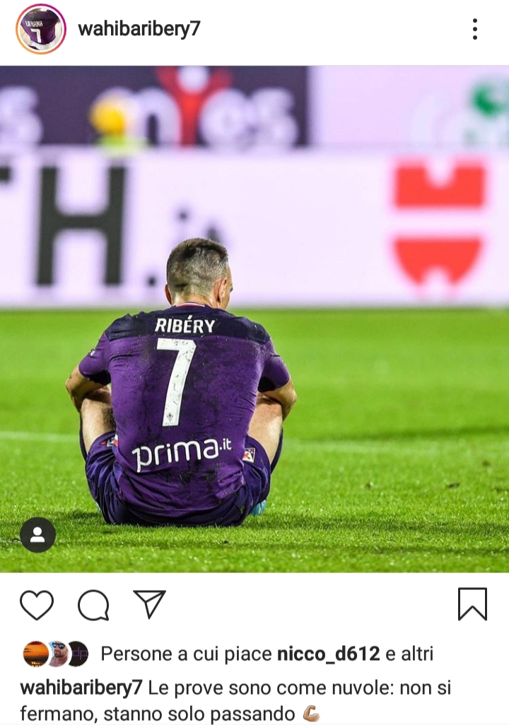 (FOTO)"Le prove sono come nuvole.." Lady Ribery difende Franck nelle stories
