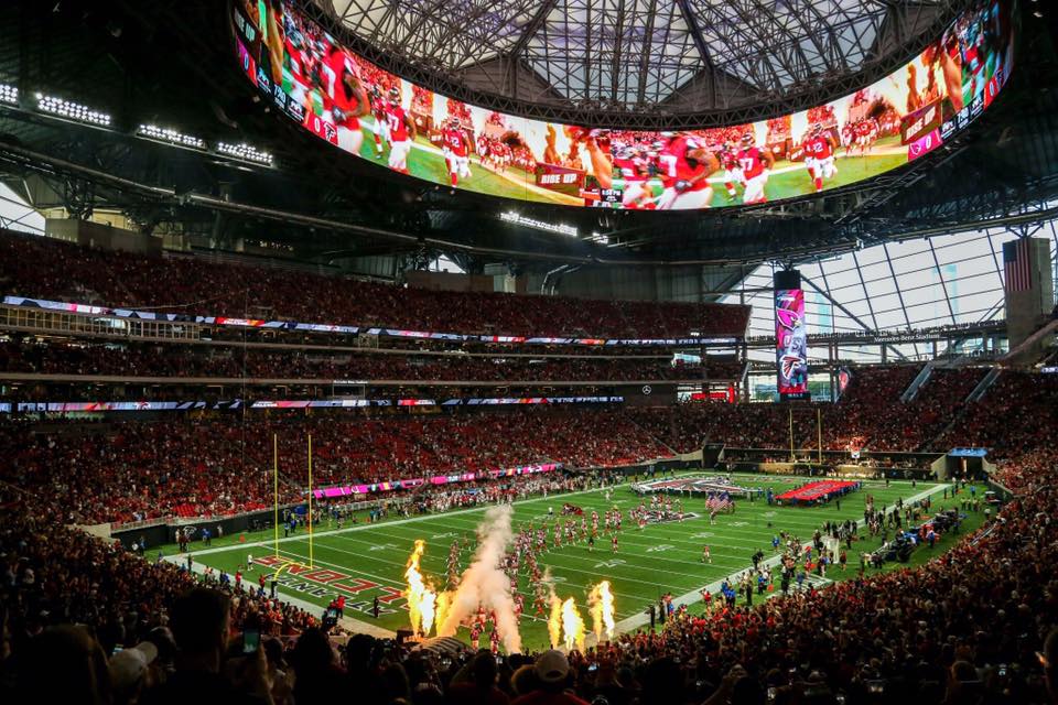 (FOTO) Alcune immagini del Mercedes Benz Stadium, modello per la nuova casa viola