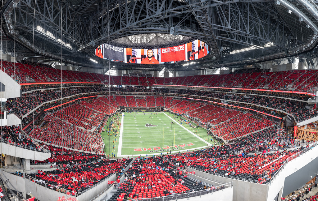 (FOTO) Alcune immagini del Mercedes Benz Stadium, modello per la nuova casa viola