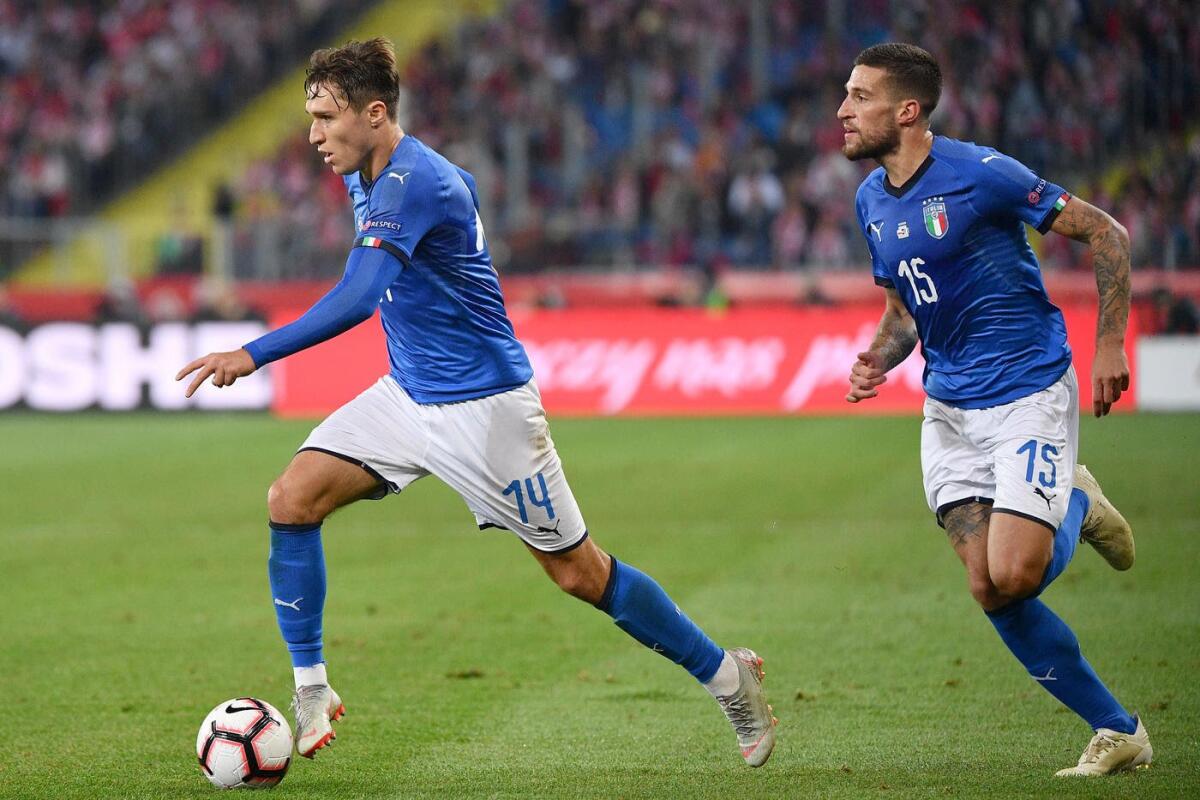 Nazionale italiana di calcio: per Federico Chiesa e Gaetano Castrovilli solo panchina stasera? - 