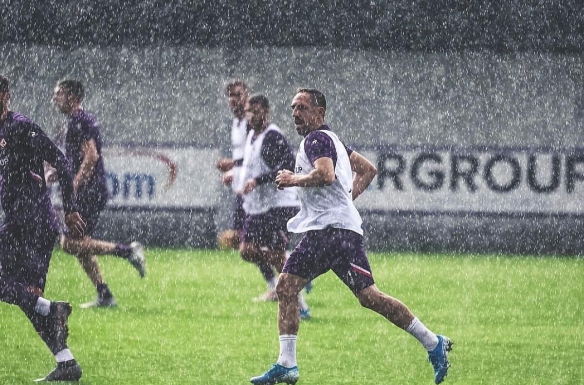 Ribery torna ad allenarsi dopo l'infortunio al ginocchio. L'annuncio dalla Fiorentina - 
