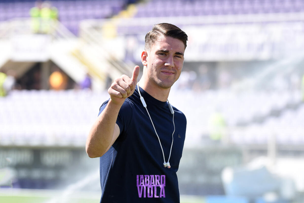 Vlahovic si è allenato anche durante il giorno di riposo, Caceres tenta il recupero - Firenze, stadio A.Franchi, 14.09.2019, Fiorentina-Juventus, foto Fiorenzo Sernacchioli. Copyright Labaroviola.com