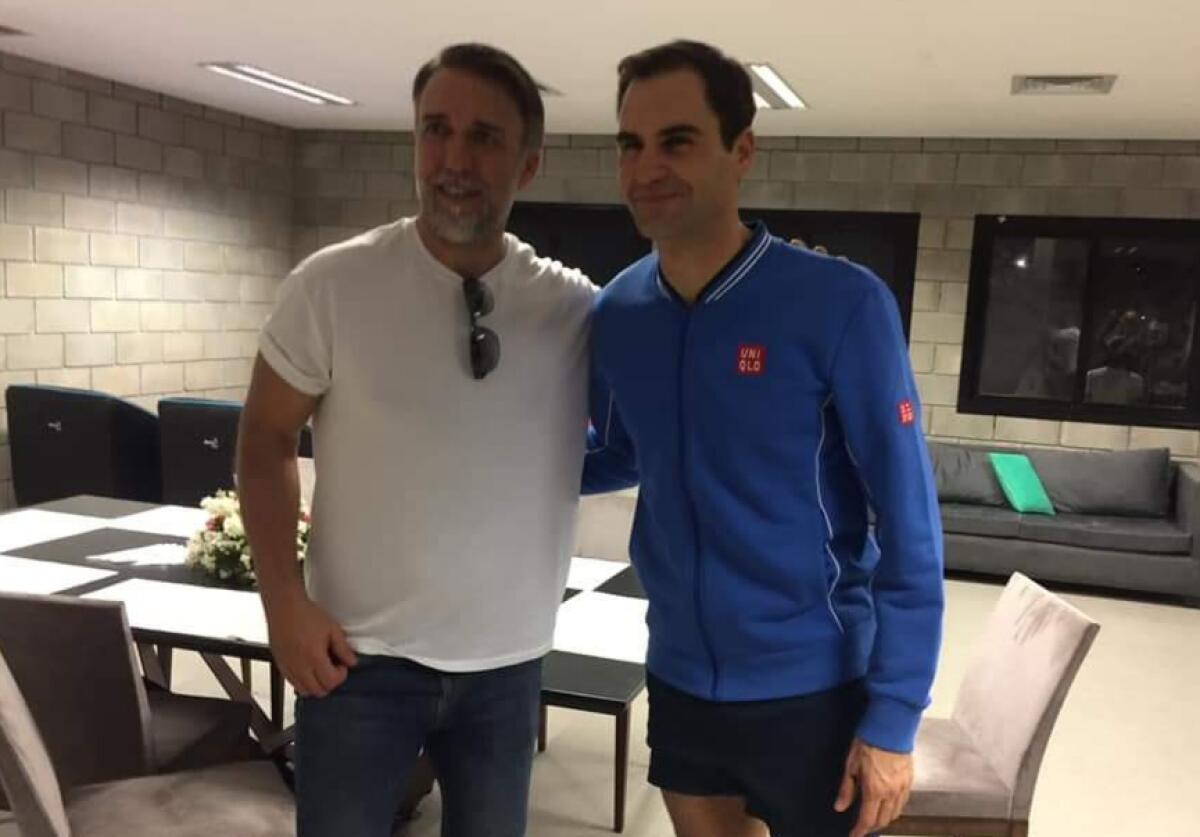 [FOTO] Batistuta fa visita a Roger Federer: "Che bella rimpatriata, è sempre un piacere vederti!" - 
