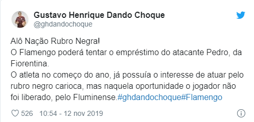 Dal Brasile, il Flamengo vuole Pedro per rinforzare il suo attacco. La risposta della Fiorentina...
