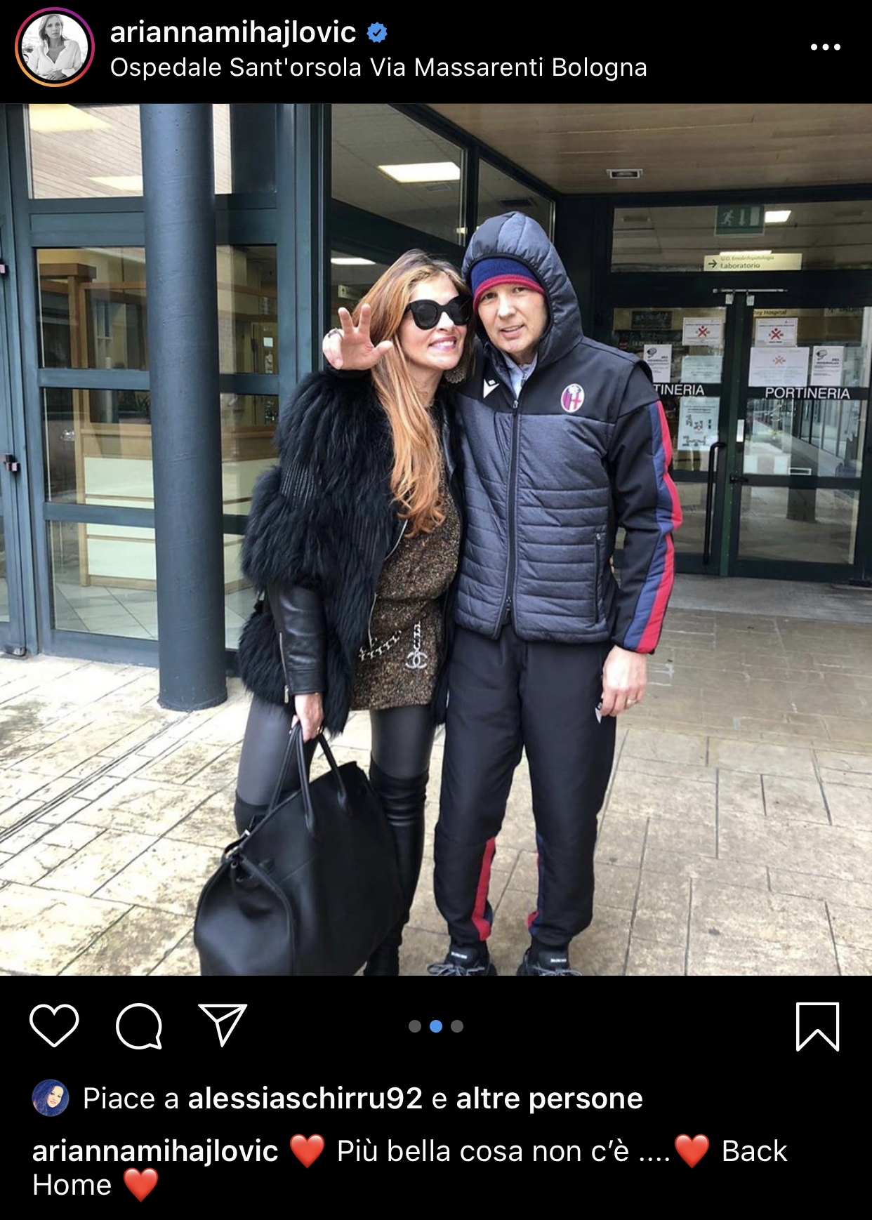 Mihajlovic torna a casa, è stato dimesso dall'ospedale di Bologna dove era ricoverato