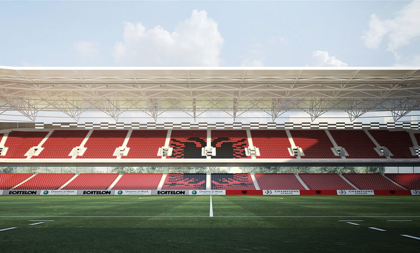 Il nuovo stadio della Fiorentina? L'assaggio arriva da Tirana, lo stadio ideato da Casamonti che lo farà anche a Firenze