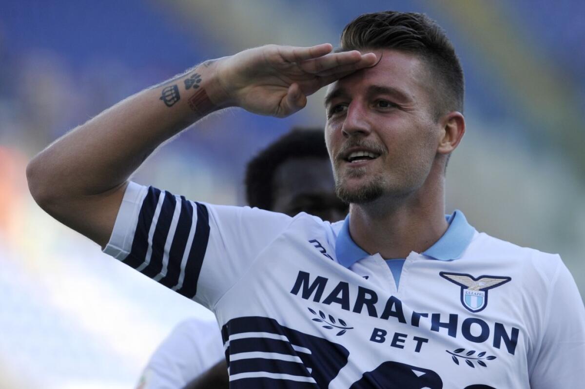 Milinkovic-Savic: "Le due vittorie in trasferta con la Fiorentina e il Milan hanno cambiato il nostro campionato" - Milinkovic Savic, Lazio