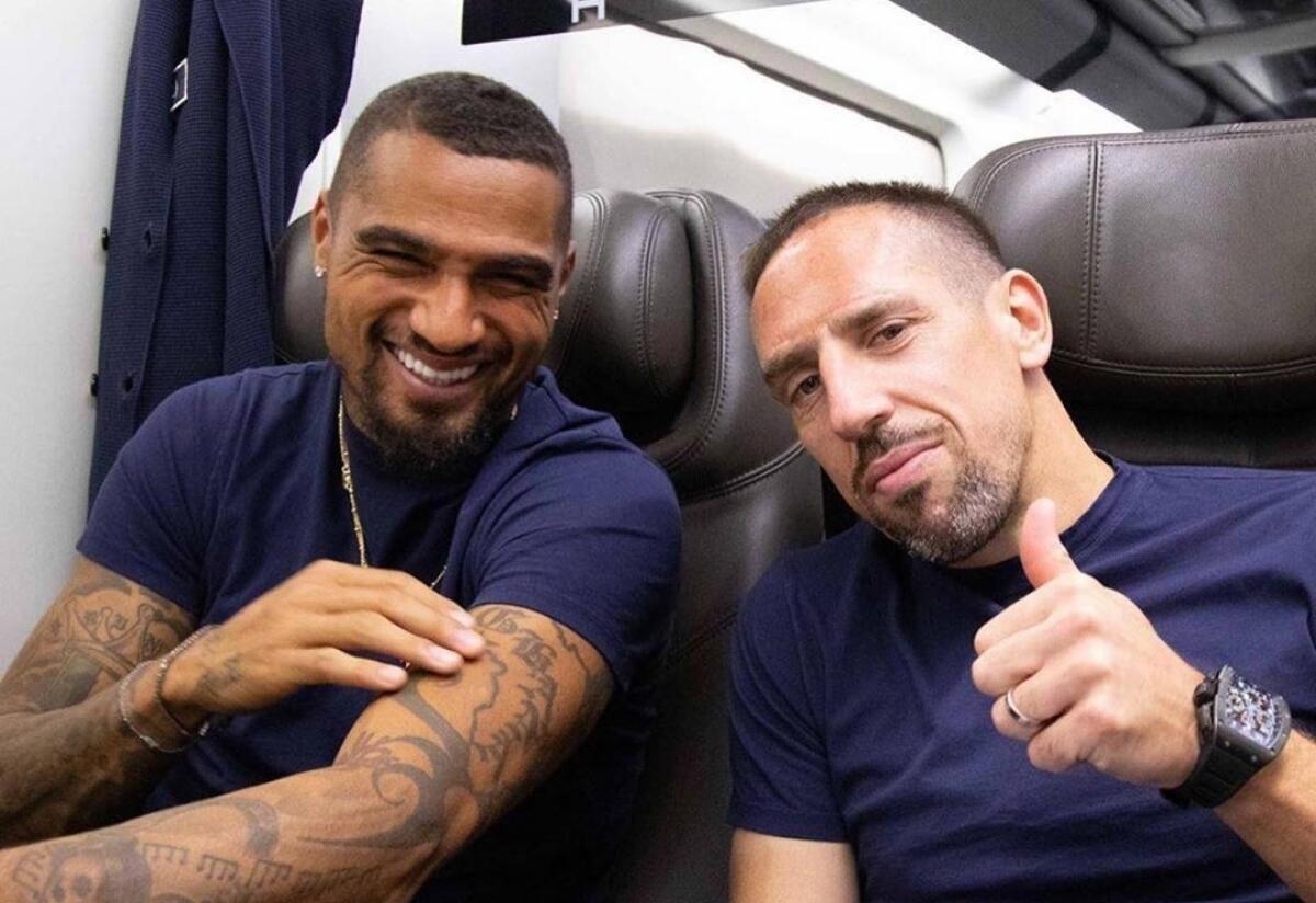 Boateng scrive a Ribery: "Sbrigati a recuperare in fretta, ho bisogno di altre foto insieme" - 