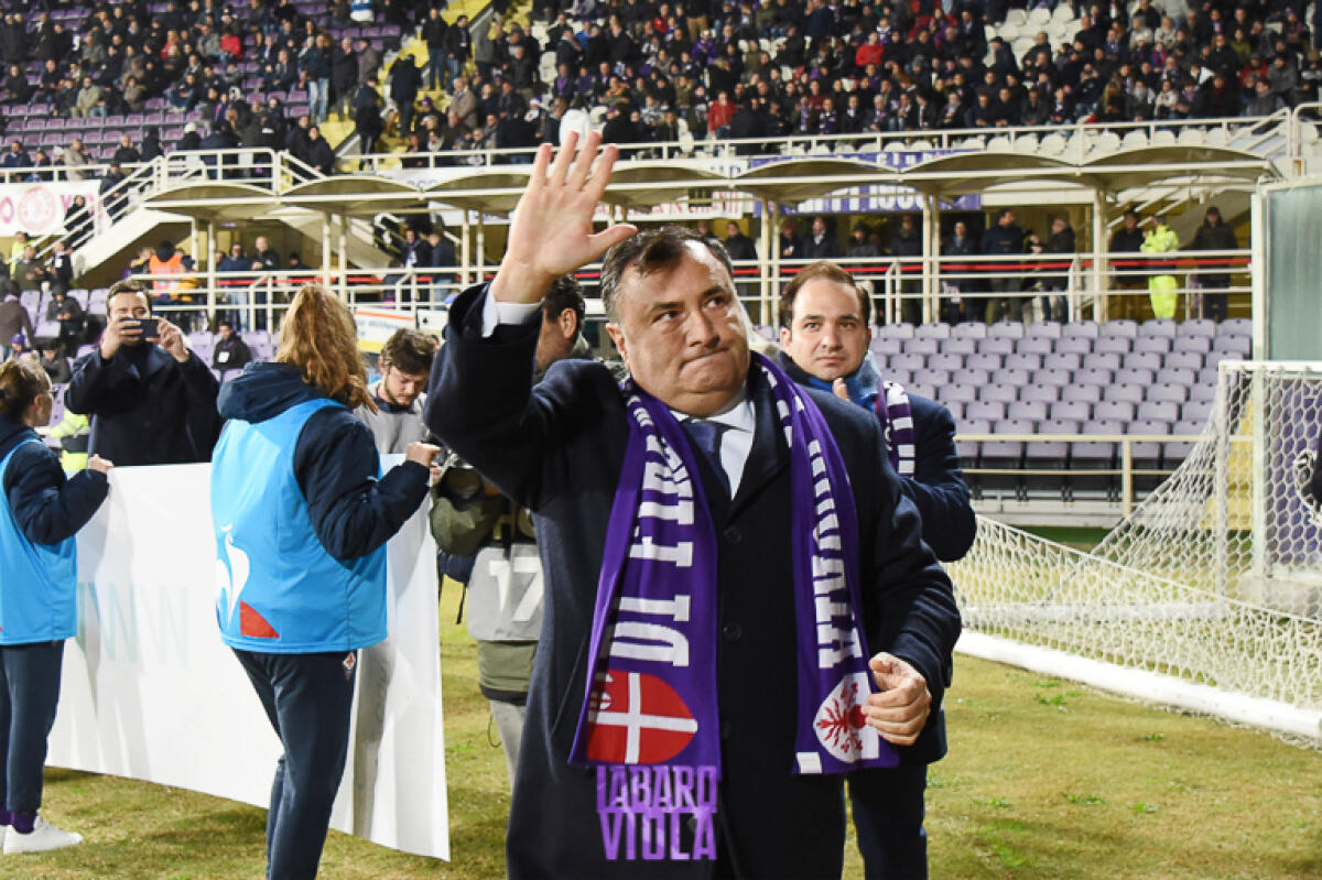 Barone: "Il nuovo c.s. avrà 12 campi, con Commisso abbiamo lavorato a lungo per trovare il posto giusto" - Firenze, stadio A.Franchi, 30.11.2019, Fiorentina-Lecce, foto Fiorenzo Sernacchioli. Copyright Labaroviola.com