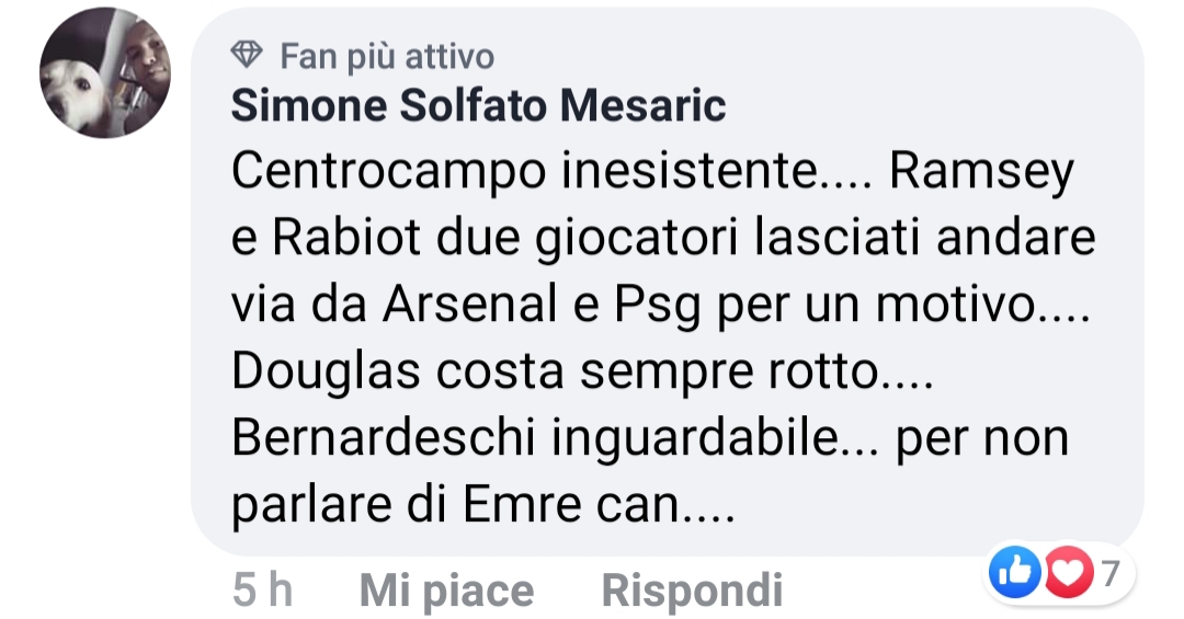 La Juventus perde, i tifosi bianconeri se la prendono con Bernardeschi. Anche la società lo boccia