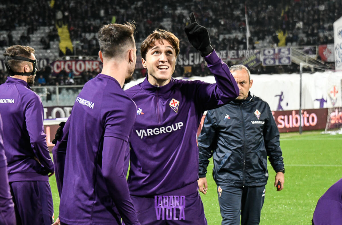 Vicino il rinnovo di Chiesa con ingaggio raddoppiato. Niente clausola, Federico ed Enrico non vogliono inserirla - Firenze, stadio Artemio Franchi, 15.12.2019, Fiorentina-Inter, Foto Fiorenzo Sernacchioli. Copyright Labaroviola.com
