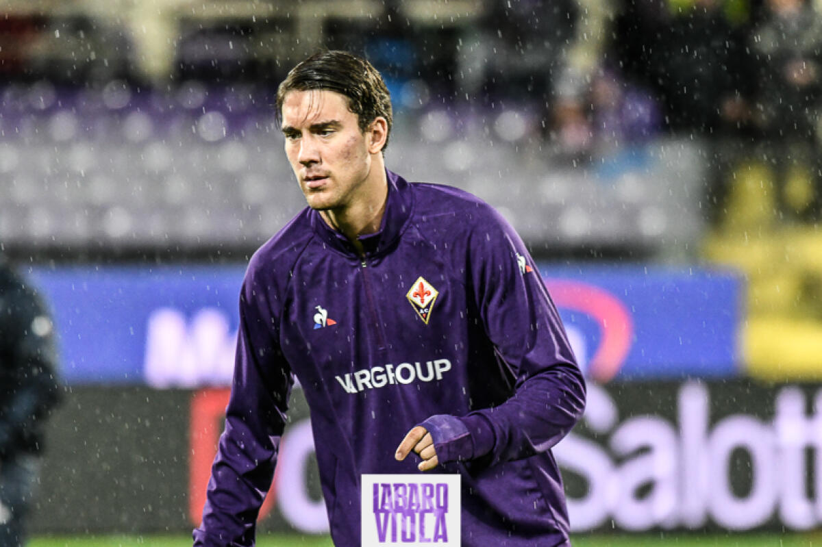 Vlahovic: "Peccato per i due punti lasciati sul campo. Complimenti ai nostri tifosi" - Firenze, stadio Artemio Franchi, 20.12.2019, Fiorentina-Roma, Foto Fiorenzo Sernacchioli. Copyright Labaroviola.com