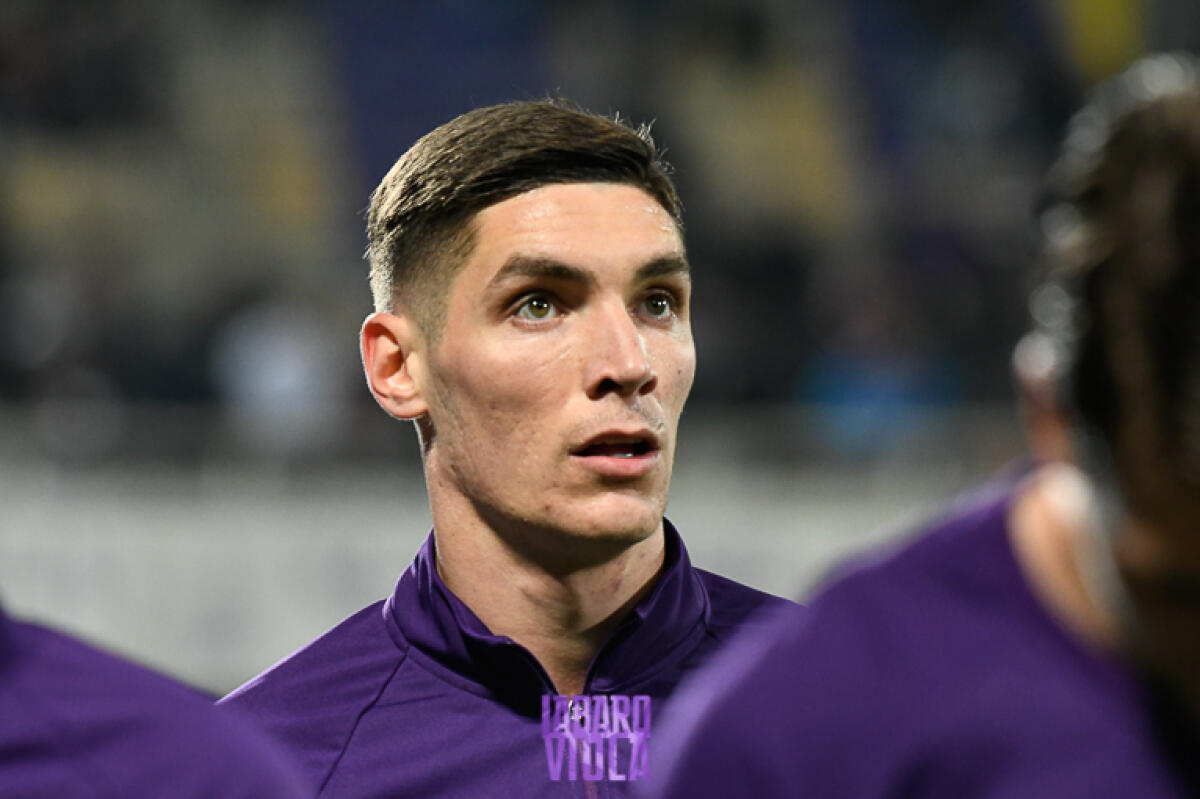 Caceres eMilenkovic ammoniti. Salteranno Juventus-Fiorentina allo Stadium - Firenze, stadio A.Franchi, 30.11.2019, Fiorentina-Lecce, foto Fiorenzo Sernacchioli. Copyright Labaroviola.com