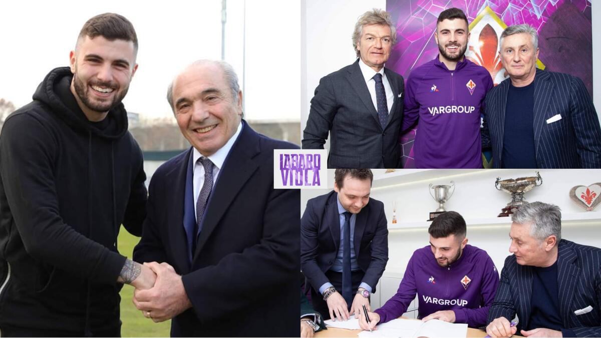 Cutrone e la prima volta al centro sportivo "Astori". Il fotoracconto, scatti con Commisso, Pradè e Antognoni - 