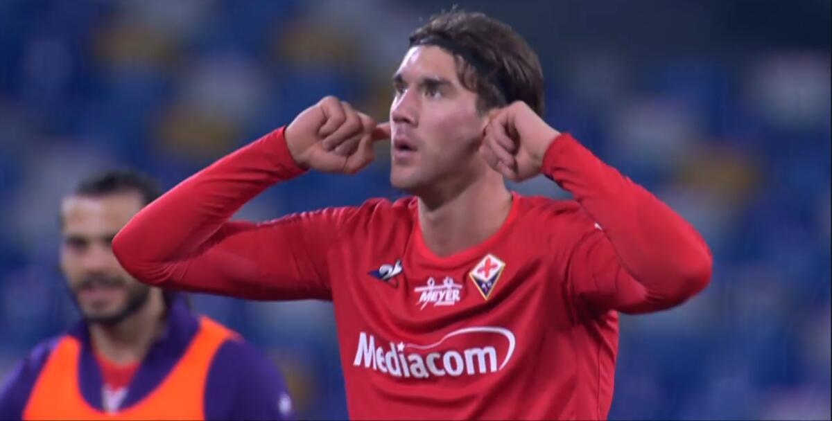 Vlahovic: "Dedico il gol a Commisso. Con Cutrone mi trovo bene. Il nostro segreto..." - 