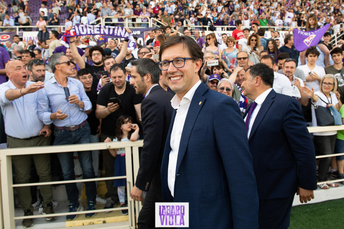 Nardella: "La mia soluzione per il nuovo stadio è la Mercafir. Presto incontrerò di nuovo Commisso" - Firenze, stadio Franchi, 06/06/2019, presentazione Rocco B. Commisso, foto Fiorenzo Sernacchioli. Copyright Labaroviola.com, Nardella