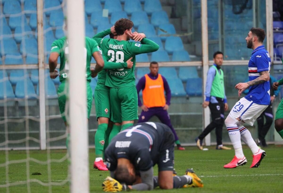 Vlahovic: "Sono felice per la mia seconda doppietta con questa maglia, ma anche per i tifosi, la mia squadra e i miei compagni" - Foto - ACF Fiorentina Facebook