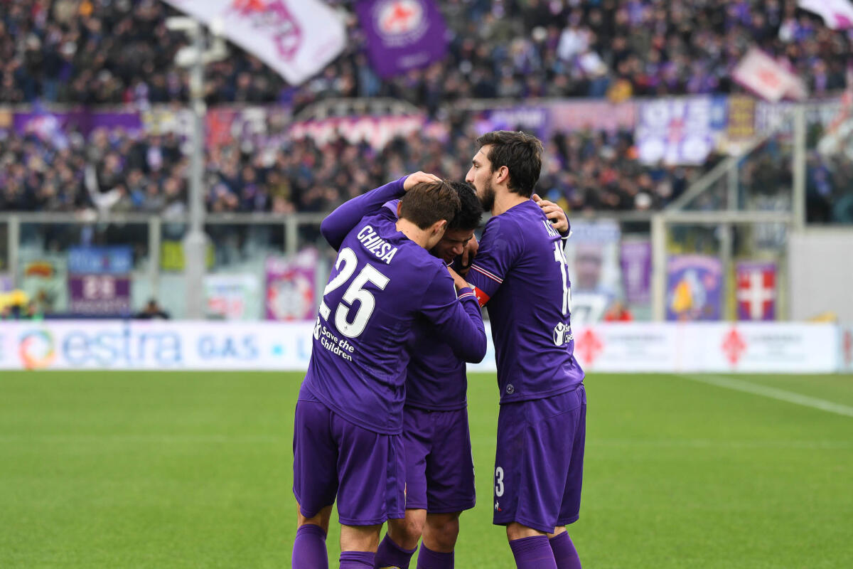 Fiorentina-Milan, gli ultimi cinque precedenti tra i due club in Serie A. Due le vittorie dei viola - Firenze, stadio Artemio Franchi, 30.12.2017, Fiorentina-Milan, Foto Fiorenzo Sernacchioli. Copyright Labaroviola.com Chiesa, Astori,