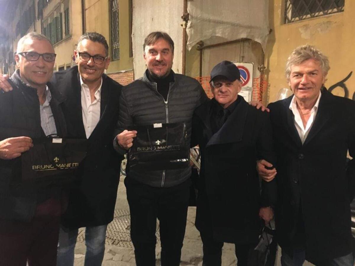 (FOTO)"Insieme più di 1000 partite in viola.." Pin e la rimpatriata fra gli ex viola.. - 