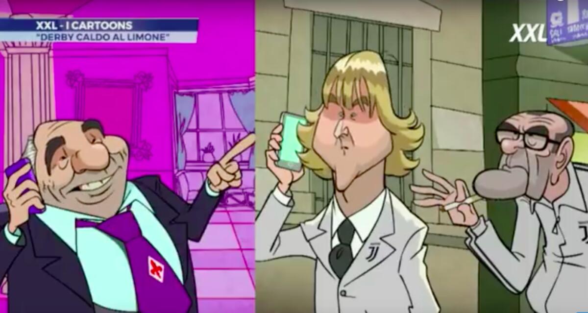 VIDEO, il simpatico cartoon di SportMediaset della lite tra Commisso e Nedved... a base di tè - 