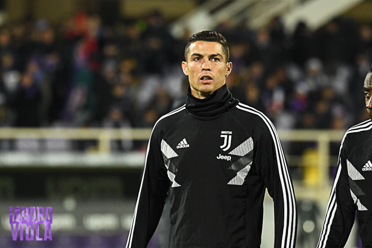 Gol della Juventus, segna CR7. Mano sfortunata di Pezzella - Firenze, stadio Artemio Franchi, 1.12.2018, Fiorentina-Juventus, Foto Fiorenzo Sernacchioli. Copyright Labaroviola.com