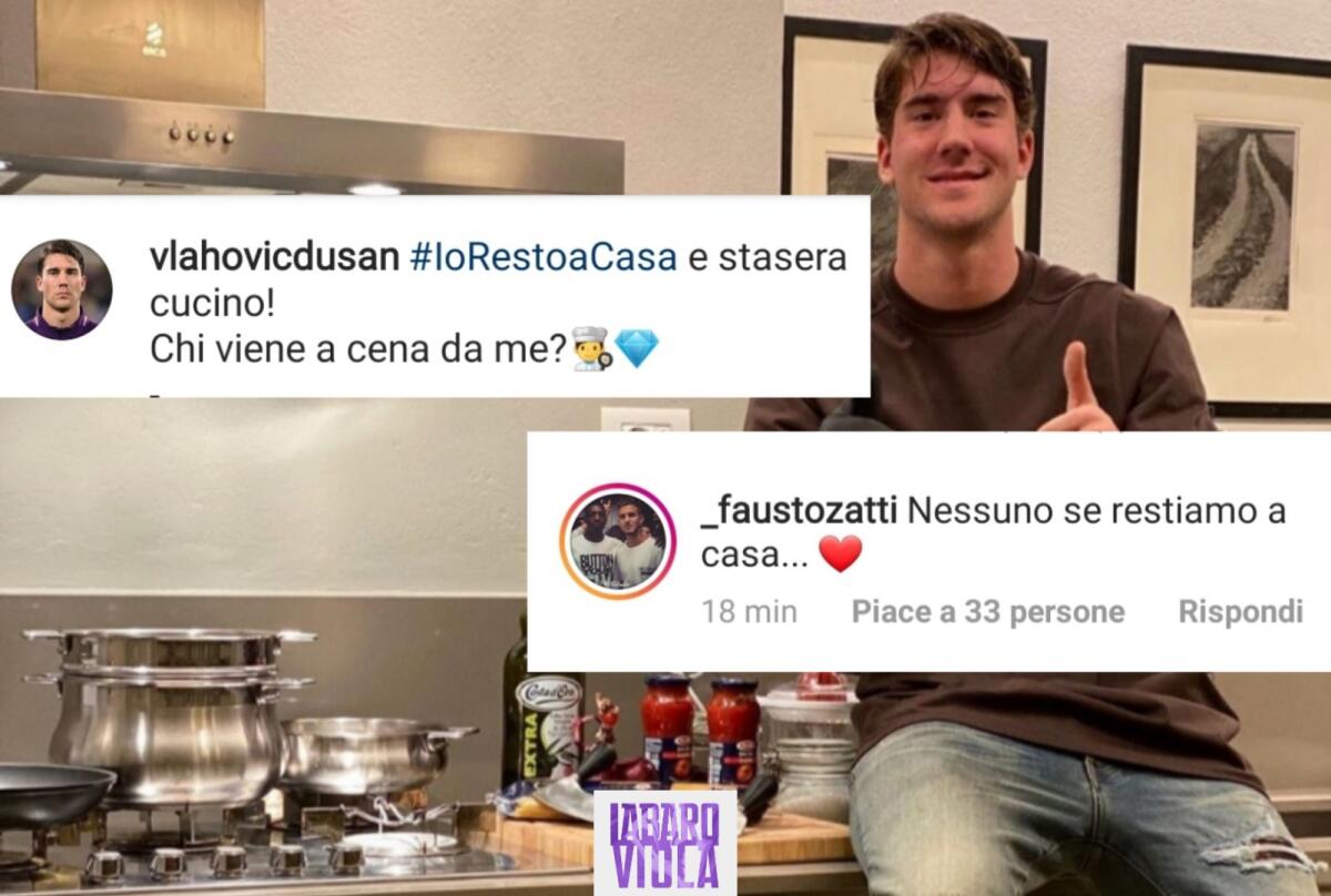 Gaffe social di Vlahovic: "Stasera cucino io, chi viene a cenare a casa mia?" E un tifoso viola risponde... - 