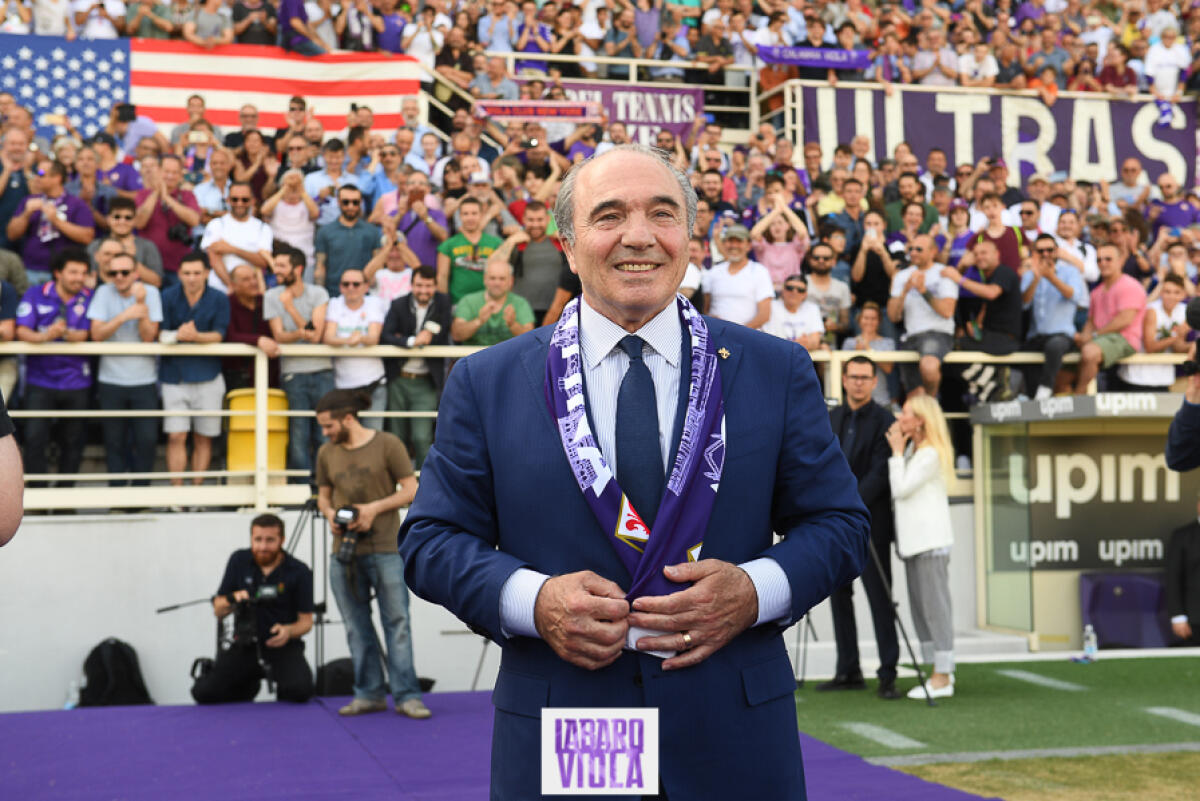 La Nazione, Commisso rimanda il viaggio verso Firenze e non condivide le scelte della Lega. - Firenze, stadio Franchi, 06/06/2019, presentazione Rocco B. Commisso, foto Fiorenzo Sernacchioli. Copyright Labaroviola.com