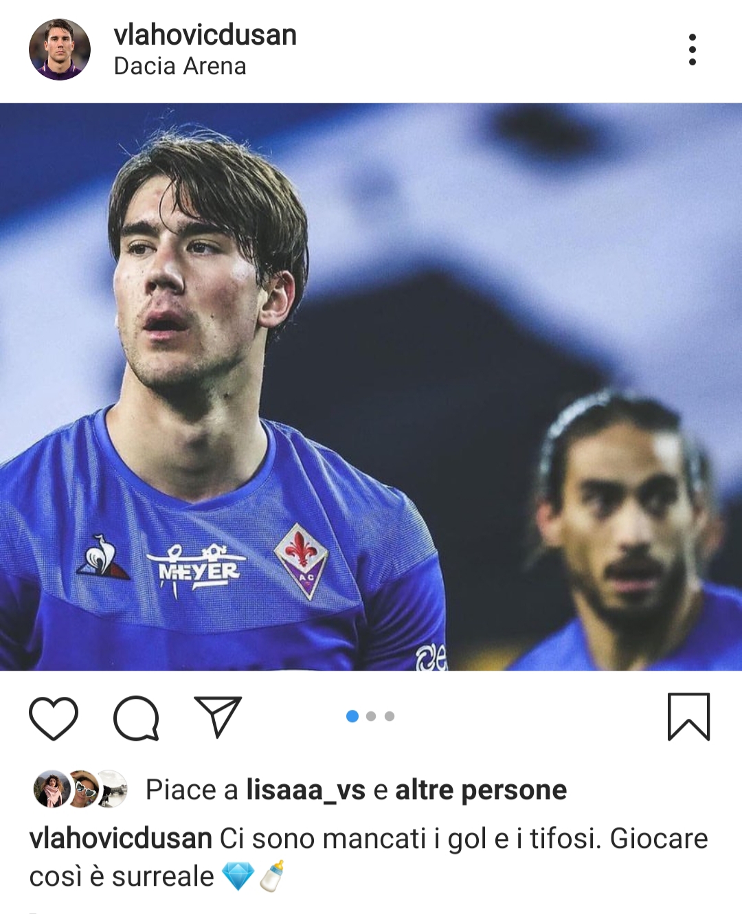 Vlahovic: "Ci sono mancati i gol e i tifosi. Giocare cosi è surreale"