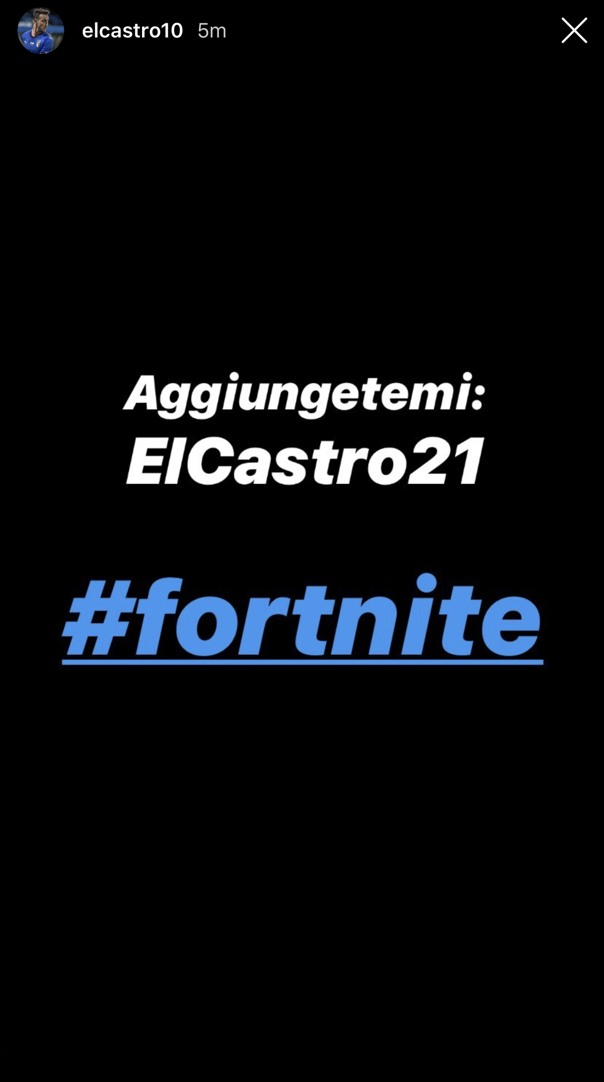 (FOTO): Sei a casa e vuoi passare del tempo giocando con Castrovilli a Fortnite?