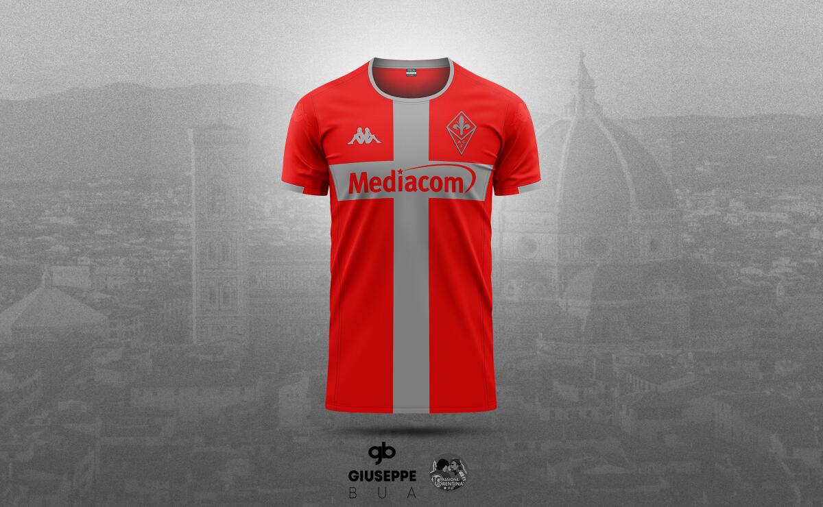 La terza maglia della Fiorentina? Rossa con la croce grigia in onore di San Giovanni. I dettagli - 