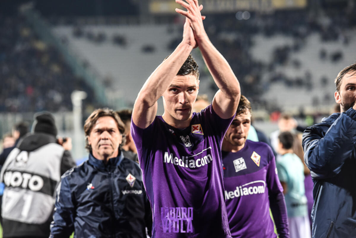 Milenkovic: "Pronto al rinnovo, a Firenze sto bene. Covid? Ho avuto paura. Senza tifosi non è lo stesso" - Firenze, stadio Artemio Franchi, 15.12.2019, Fiorentina-Inter, Foto Fiorenzo Sernacchioli. Copyright Labaroviola.com