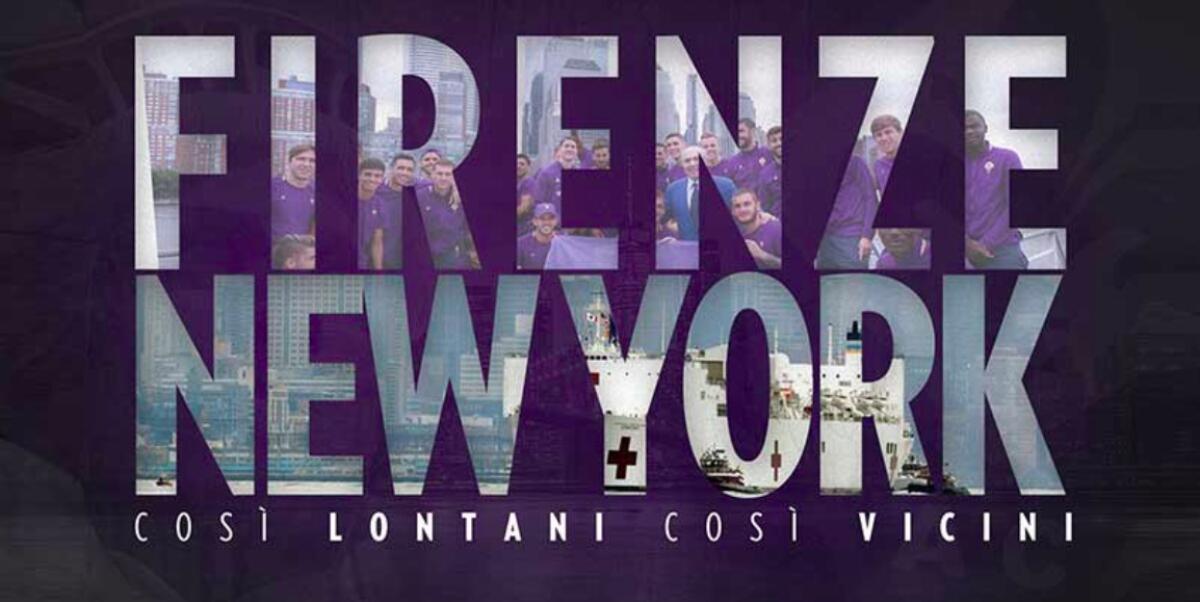 ACF, "New York - Firenze: così lontani, così vicini" questo il messaggio apparso sui canali ufficiali viola - 