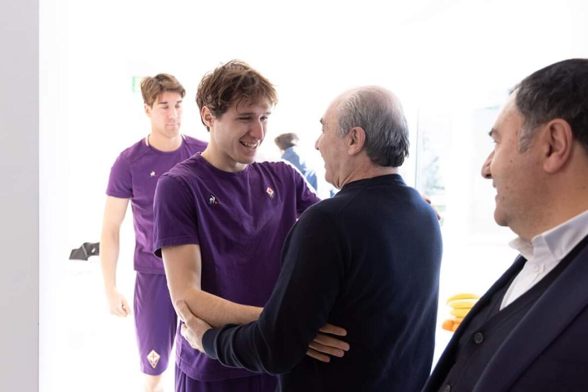 Commisso: "Chiesa all'Inter? No, resta qui. Abbiamo perso soldi ma faremo investimenti" - Foto dal profilo social della Fiorentina