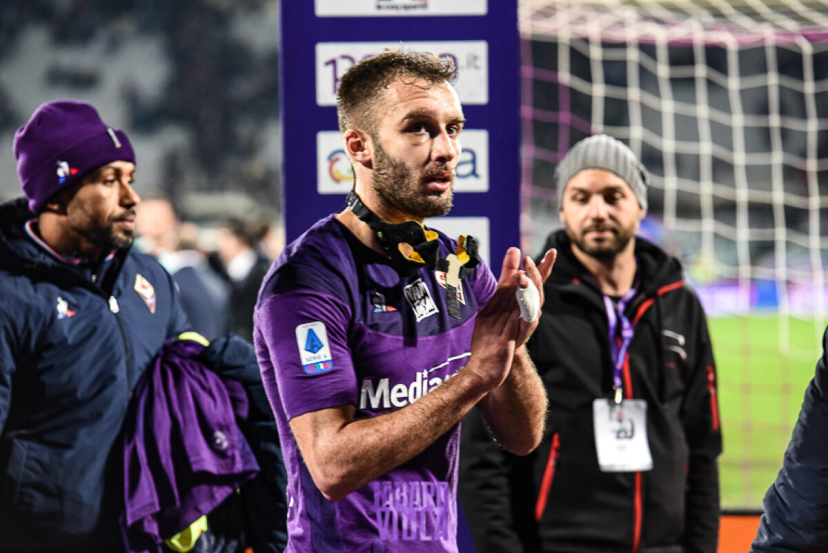 Pezzella: "La Fiorentina mi ha fatto sentire a casa. Batistuta? Un onore partecipare alla sua festa.." - Firenze, stadio Artemio Franchi, 15.12.2019, Fiorentina-Inter, Foto Fiorenzo Sernacchioli. Copyright Labaroviola.com