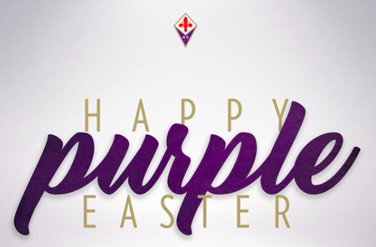 (FOTO): Commisso e la Fiorentina augurano Buona Pasqua a tutta la Famiglia Viola! - 