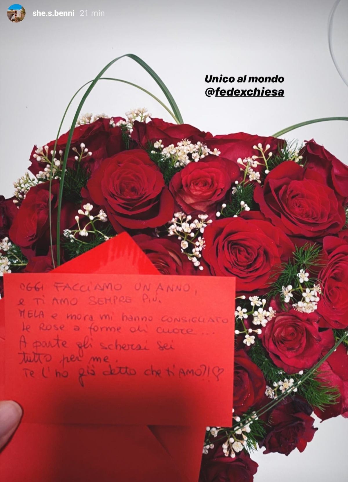 Chiesa e la lettera d'amore alla sua Benedetta. Ecco chi è la fidanzata con la Fiorentina nel cuore