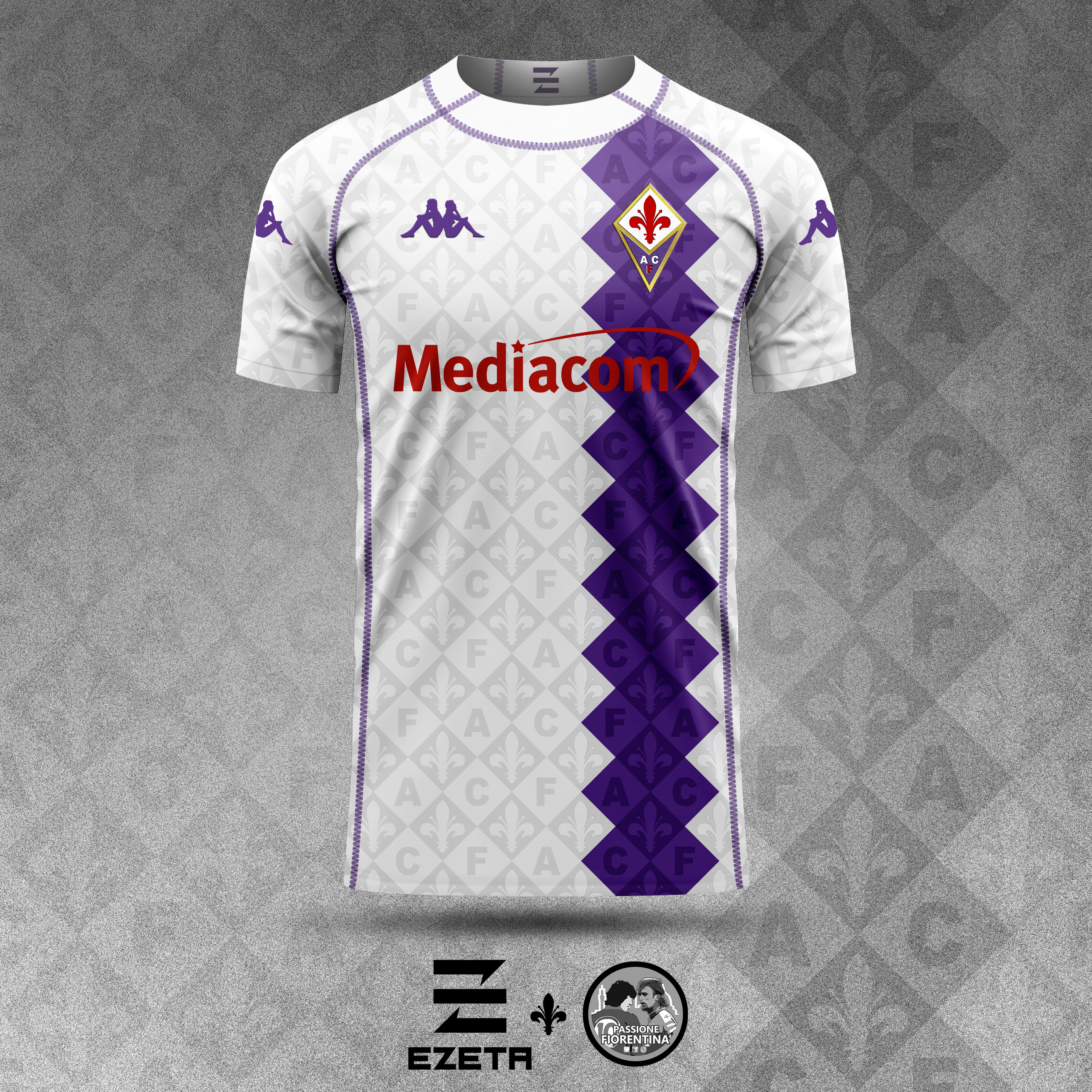 La Fiorentina vestirà Kappa, tre proposte sulla nuova maglia firmate Ezeta per Passione Fiorentina