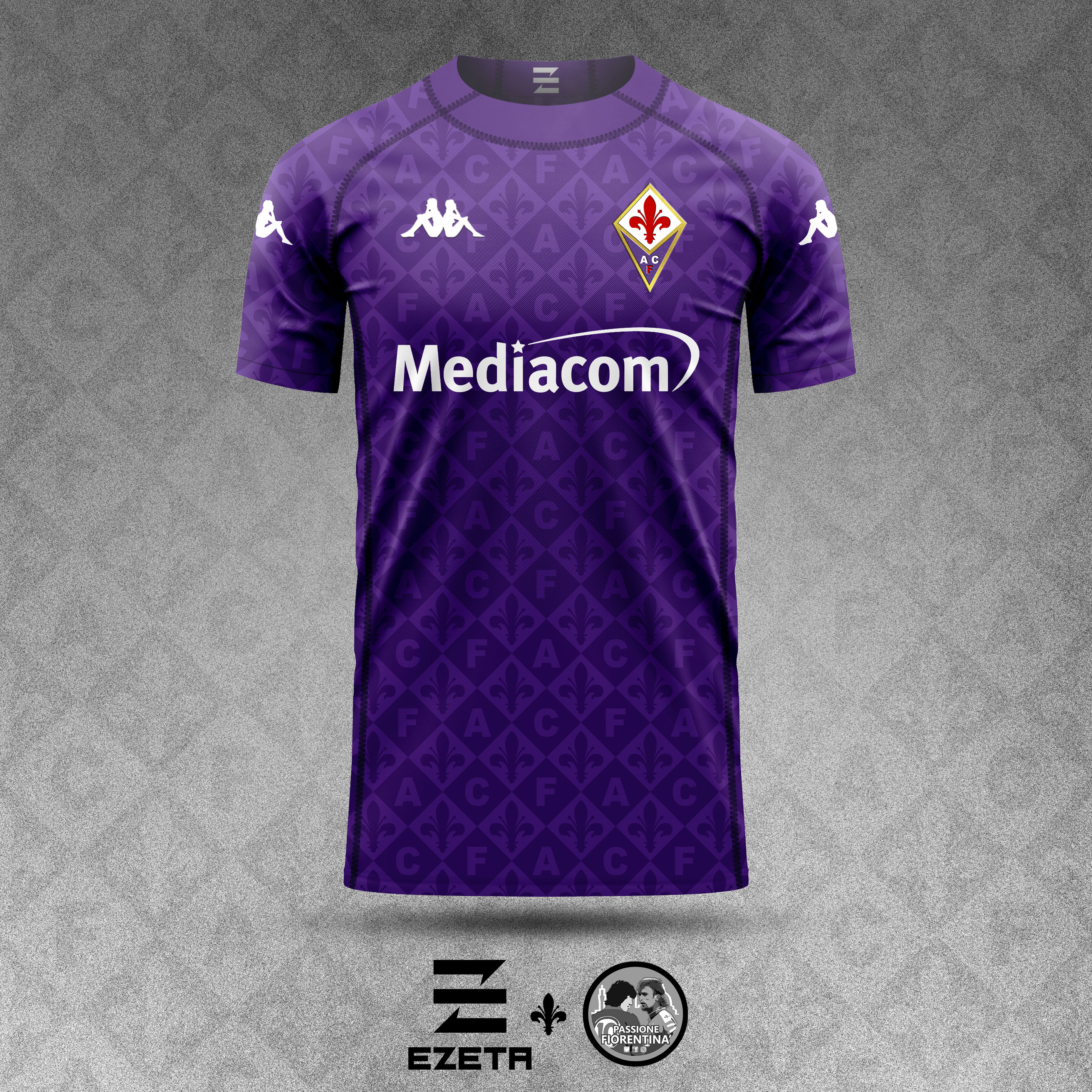 La Fiorentina vestirà Kappa, tre proposte sulla nuova maglia firmate Ezeta per Passione Fiorentina