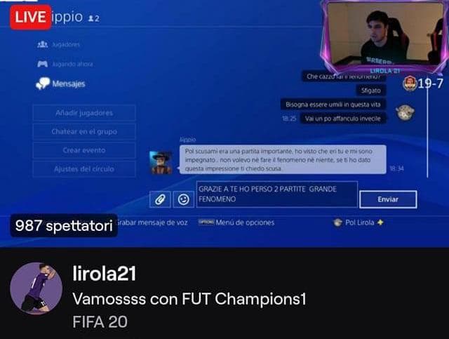 (FOTO) Lirola perde su FIFA, e il suo sfogo contro l'avversario diventa virale