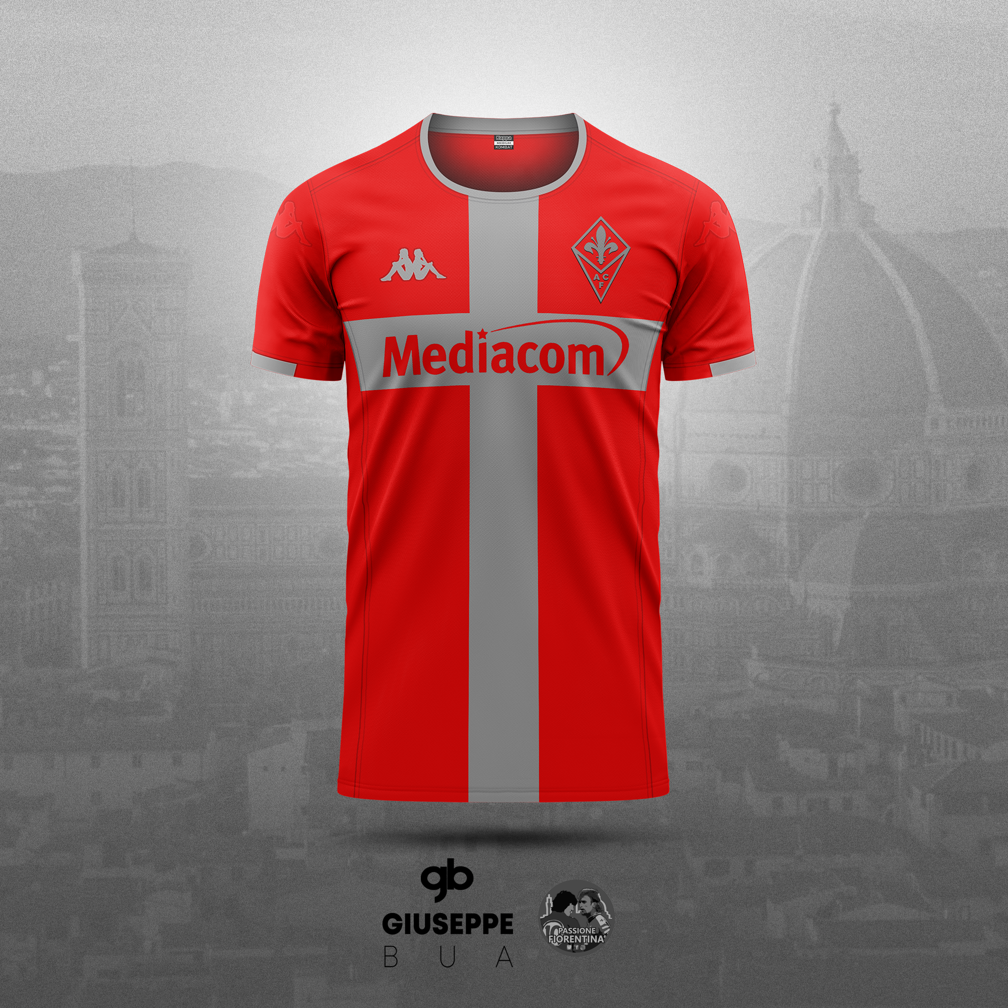 La terza maglia della Fiorentina? Rossa con la croce grigia in onore di San Giovanni. I dettagli