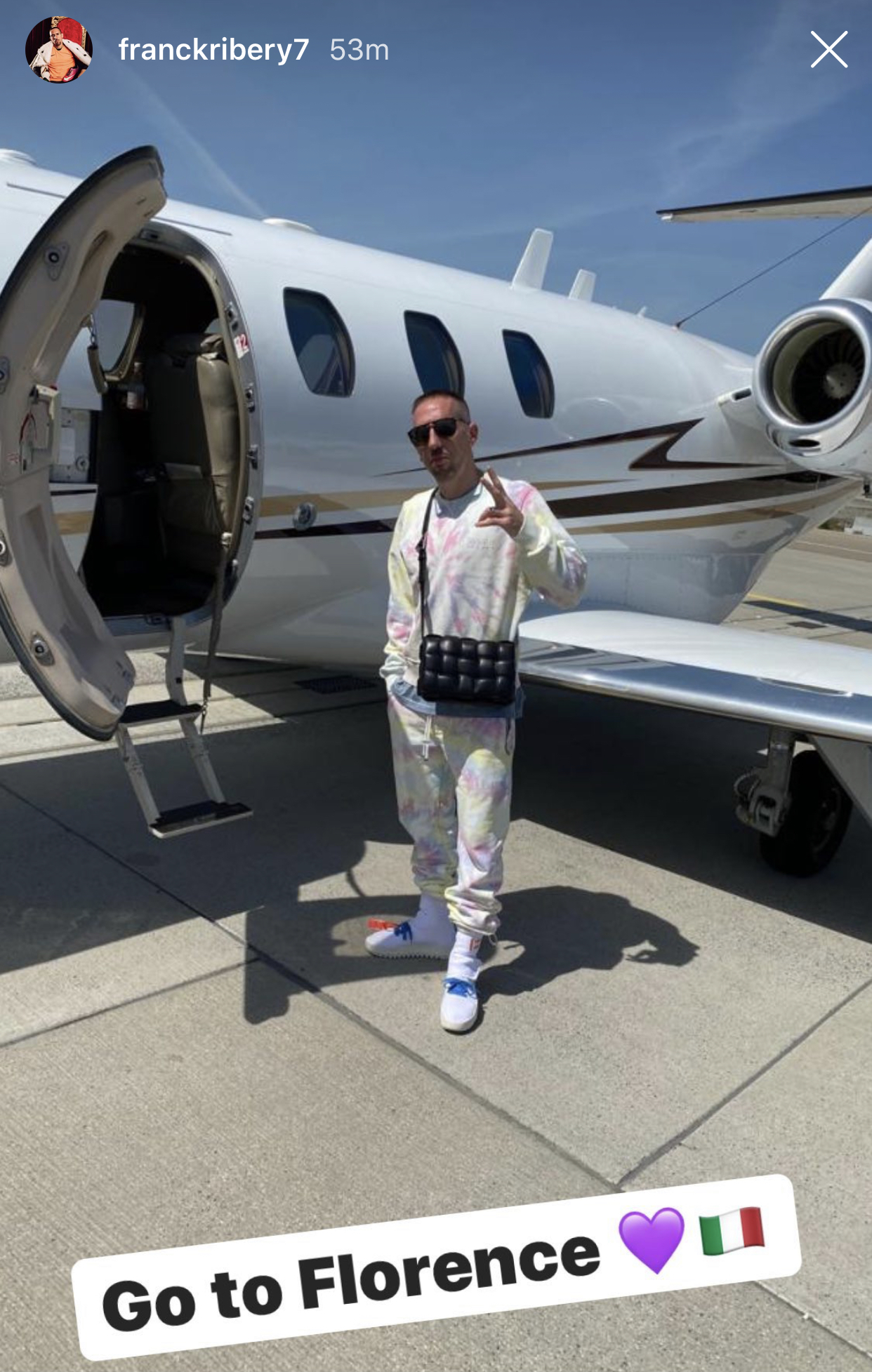 (FOTO): Ribery in volo verso Firenze: la Fiorentina è pronta a riabbracciarlo