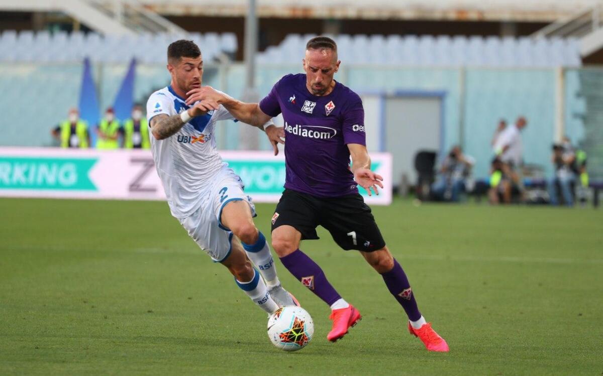 Ribery: "Bello tornare in campo. Noi sfortunati, dobbiamo continuare a giocare così. Forza viola" - 