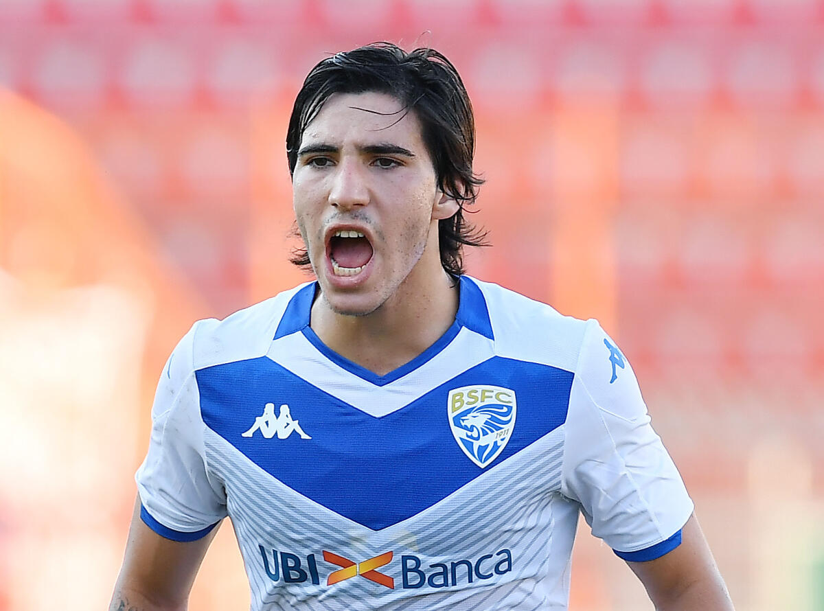 Nazione, l’inaspettato alleato: Mancini spinge Tonali verso la Fiorentina - As Perugia 18/08/2019 - Coppa Italia / Perugia-Brescia / foto Antonello Sammarco/Image Sport
nella foto: Alessandro Tonali