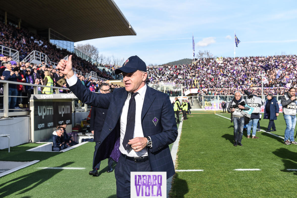 Basile: "Alla fine Rocco non ha ascoltato nessuno e punterà su Iachini" - Firenze, stadio Artemio Franchi, 08.02.2020, Fiorentina-Atalanta, Foto Fiorenzo Sernacchioli. Copyright Labaroviola.com