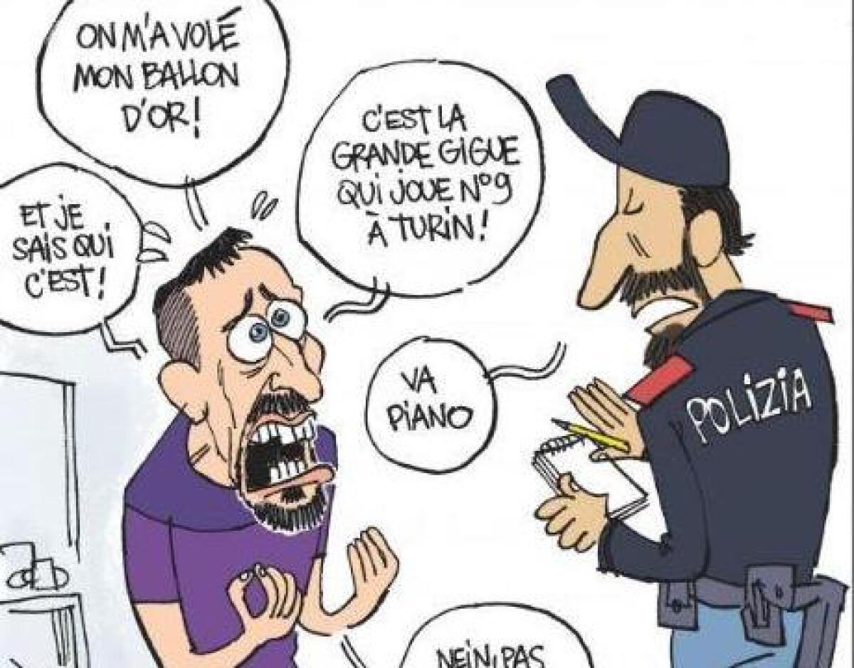 (FOTO): l'esilarante vignetta de L'Equipe su Ribery e il furto "Mi hanno rubato il Pallone d'Oro!" - 