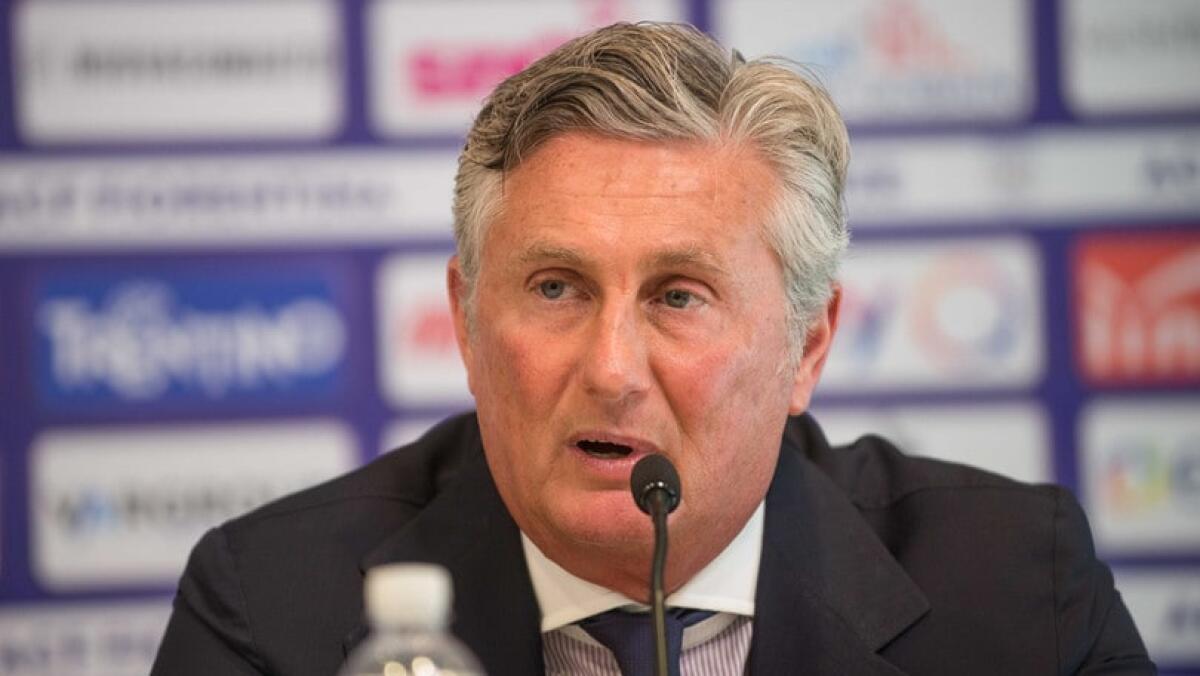 Pradè: "Ribery è felicissimo a Firenze. Vogliamo diventare una società di prima fascia" - Pradè in conferenza stampa